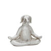 Picture of Polyresin 7" Yoga Dog Figurine - Silver