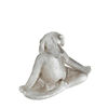 Picture of Polyresin 7" Yoga Dog Figurine - Silver
