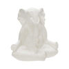 Picture of Ceramic 7" Yoga Elephant Figurine - White