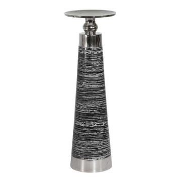 Picture of Chic 13" Pillar Candle Holder - Silver