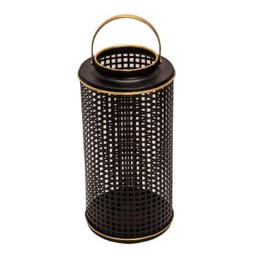 Picture of Grid 14" Candle Holder - Black