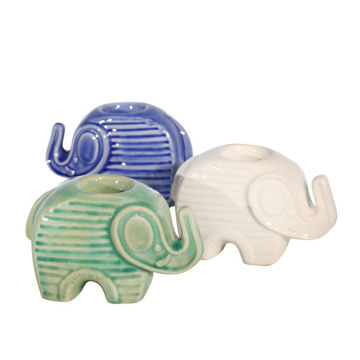 Picture of Elephant Tealight Candle Holders - Set of 3