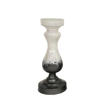 Picture of Dane 16" Pillar Candle Holder - Gray