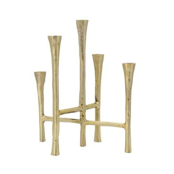 Picture of Scion 5-Candlestick Stand - Gold