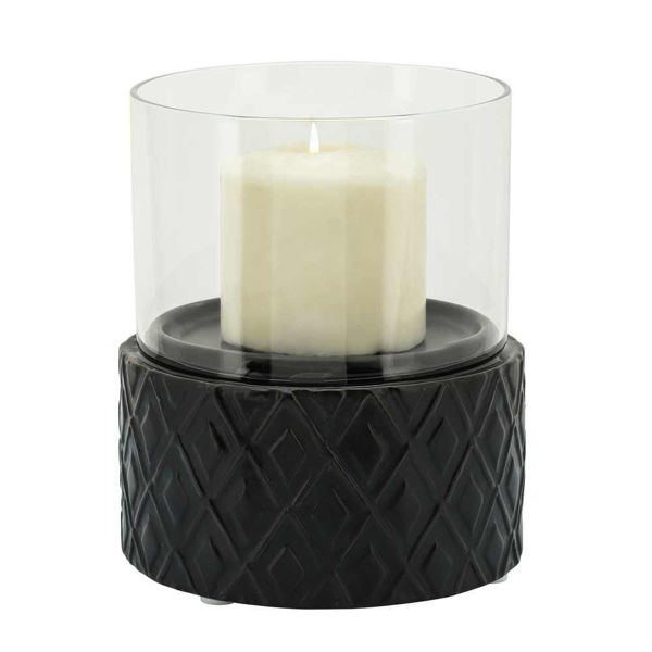 Picture of Diamond 6" Candle Holder - Black