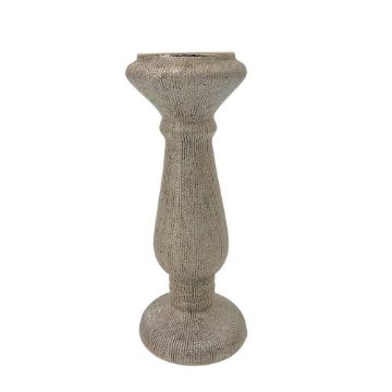 Picture of Etched 10" Candle Holder - Gold