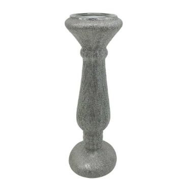 Picture of Etched 12" Candle Holder - Silver