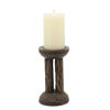 Picture of Ariana 8" Wood Pillar Candle Holder