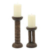 Picture of Ariana 8" Wood Pillar Candle Holder