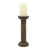 Picture of Ariana 12" Wood Pillar Candle Holder