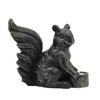 Picture of Squirrel Votive 6" Candle Holder - Bronze