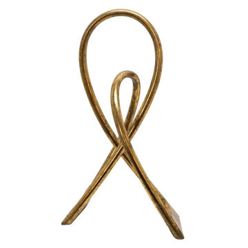 Picture of Loop Ribbon 17" Sculpture - Gold