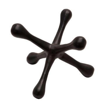 Picture of Metal 8" Jacks Sculpture - Black
