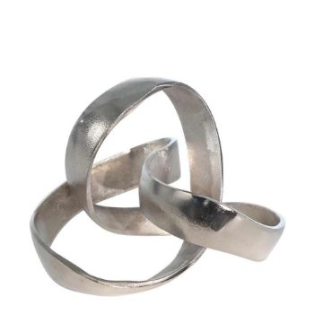 Picture of Knot 7" Aluminium Scultpure - Matte Silver