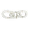 Picture of Marble 14" Chain Decor - White