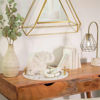 Picture of Marble 14" Chain Decor - White