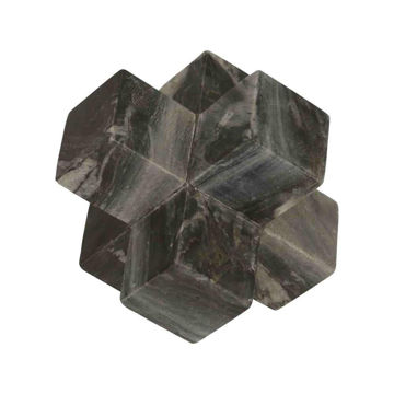 Picture of Marble 7" Jack Decor - Gray
