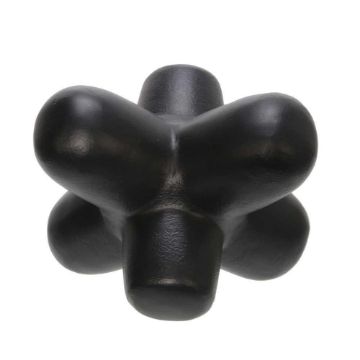 Picture of Metal 8" Geometric Orb - Black