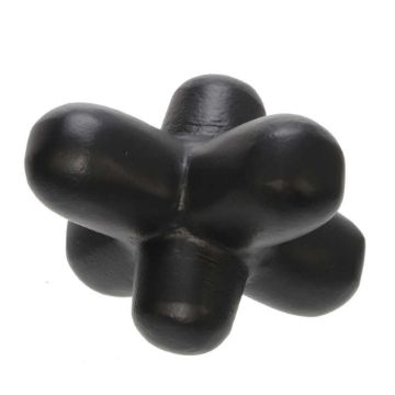 Picture of Metal 7" Geometric Orb - Black