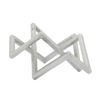 Picture of Metal 15" Geometric Decor - Silver