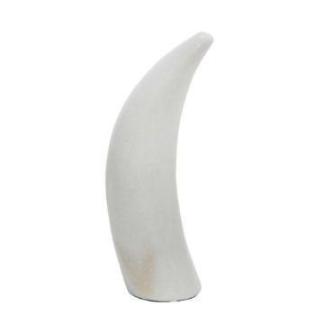 Picture of Marble 8" Antler Decor - White