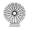 Picture of Metal 19" Ring Table Sculpture - Gunmetal