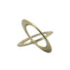 Picture of Metal 12" Circle Links Sculpture - Gold
