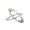 Picture of Metal 12" Circle Links Sculpture - Silver