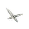 Picture of Metal 12" Circle Links Sculpture - Silver