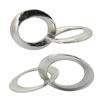 Picture of Metal 12" Circle Links Sculpture - Silver