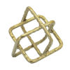 Picture of Metal 8" Square Orbs Sculpture - Gold