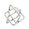 Picture of Metal 7" Square Orbs Sculpture - Silver