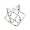 Picture of Metal 7" Square Orbs Sculpture - Silver