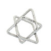 Picture of Metal 7" Square Orbs Sculpture - Silver