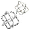Picture of Metal 7" Square Orbs Sculpture - Silver