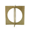 Picture of Metal 7" Linked Squares Sculpture - Gold