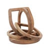Picture of Wooden 11" Links Sculpture - Brown
