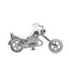Picture of Metal 10" Motorcycle Sculpture - Silver