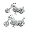 Picture of Metal 10" Motorcycle Sculpture - Silver
