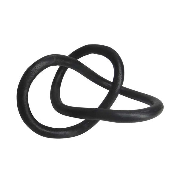Picture of Metal 9" Knot Sculpture - Black
