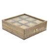Picture of Wood 10" x 10" Tic Tac Toe Sculpture - Natural