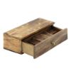 Picture of Wood 9" x 3" Dominoes Sculpture - Brown