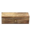 Picture of Wood 9" x 3" Dominoes Sculpture - Brown