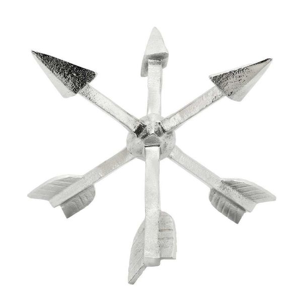 Picture of Metal 11" Table Sculpture - Silver