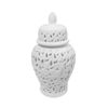 Picture of Pierced Temple 18.5" Jar - White