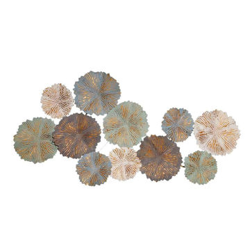 Picture of Multicolor Metal Circles Wall Art