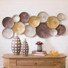 Picture of Silver and Bronze Circles Wall Sculpture