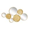 Picture of Metal 39" Mirrored Wall Art - Gold