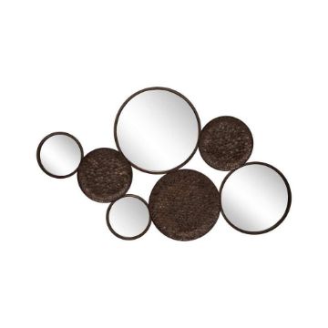 Picture of Metal 39" Mirrored Wall Art - Bronze