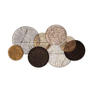 Picture of Metal 43.5" Wall Art - Black and Gold